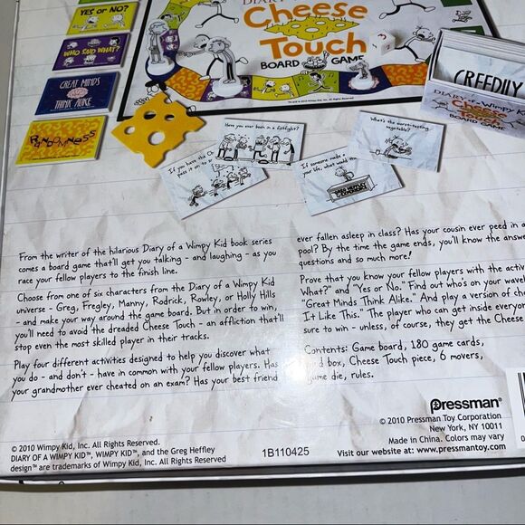 Diary of a Wimpy Kid Cheese Touch Board Game - Picture 4 of 8